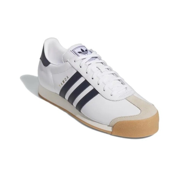 Adidas Originals Samoa White Blue Sneakers IF7164 Men’s Size 13 New - Picture 2 of 7